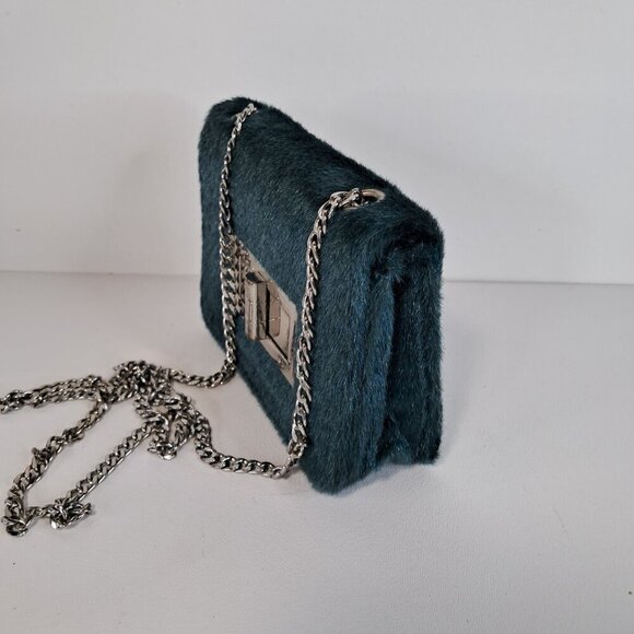 Free People Prospect Vegan Green Crossbody Bag Chain Strap - Picture 4 of 16